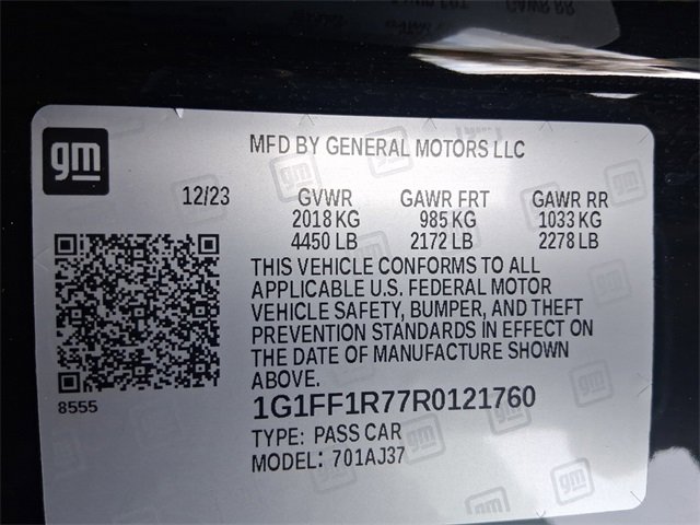 Used 2024 Chevrolet Camaro LT w/ RS Package image 18