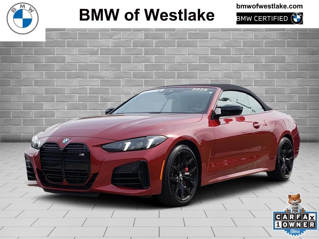 Certified 2025 BMW 440i xDrive Convertible w/ Premium Package AWD/4WD image 1