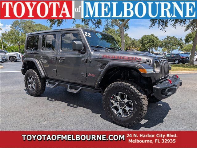 Used 2022 Jeep Wrangler Unlimited Rubicon w/ Steel Bumper Group AWD/4WD image 1