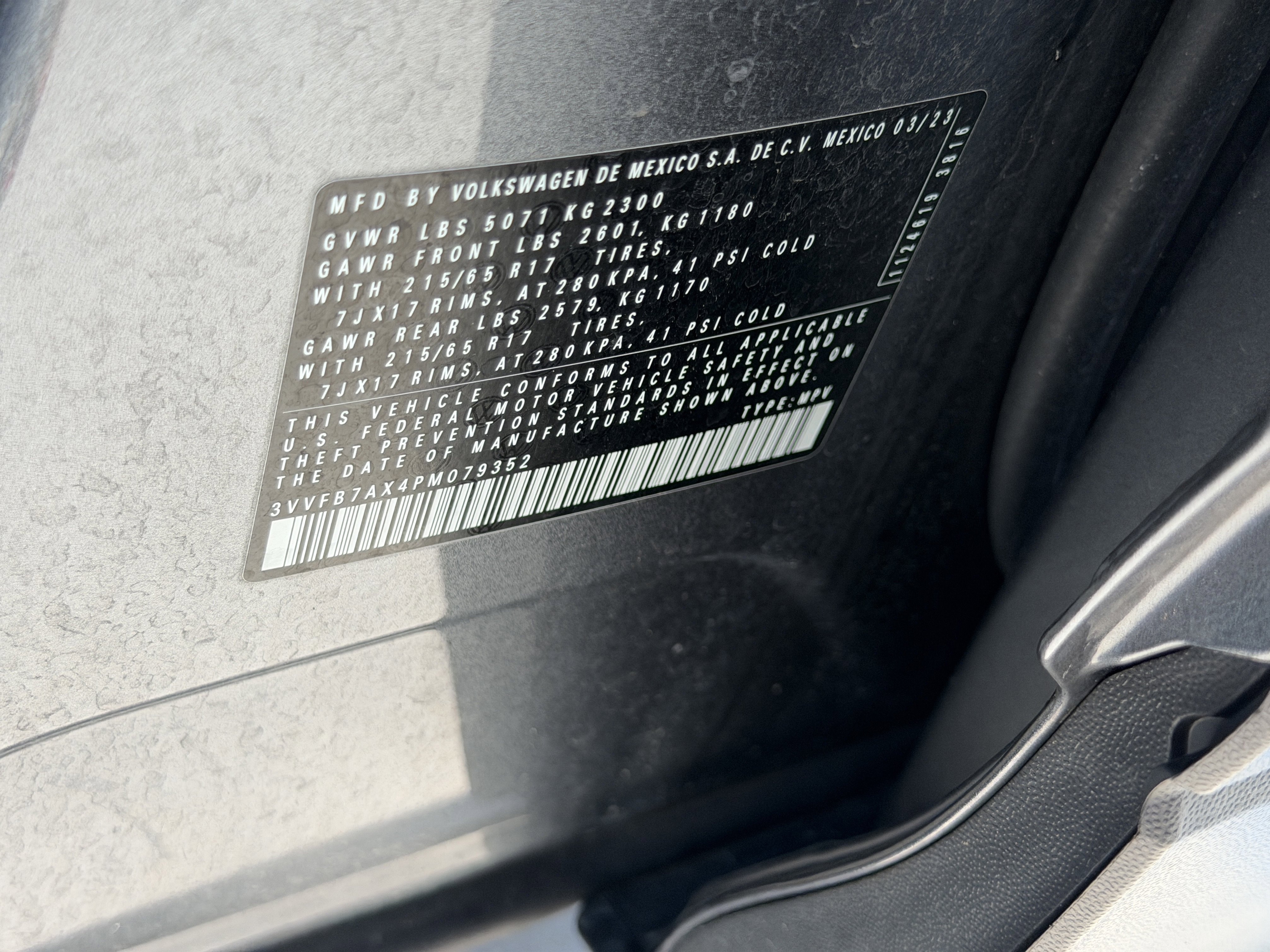 Used 2023 Volkswagen Tiguan S w/ Driver Assistance Package AWD/4WD image 34