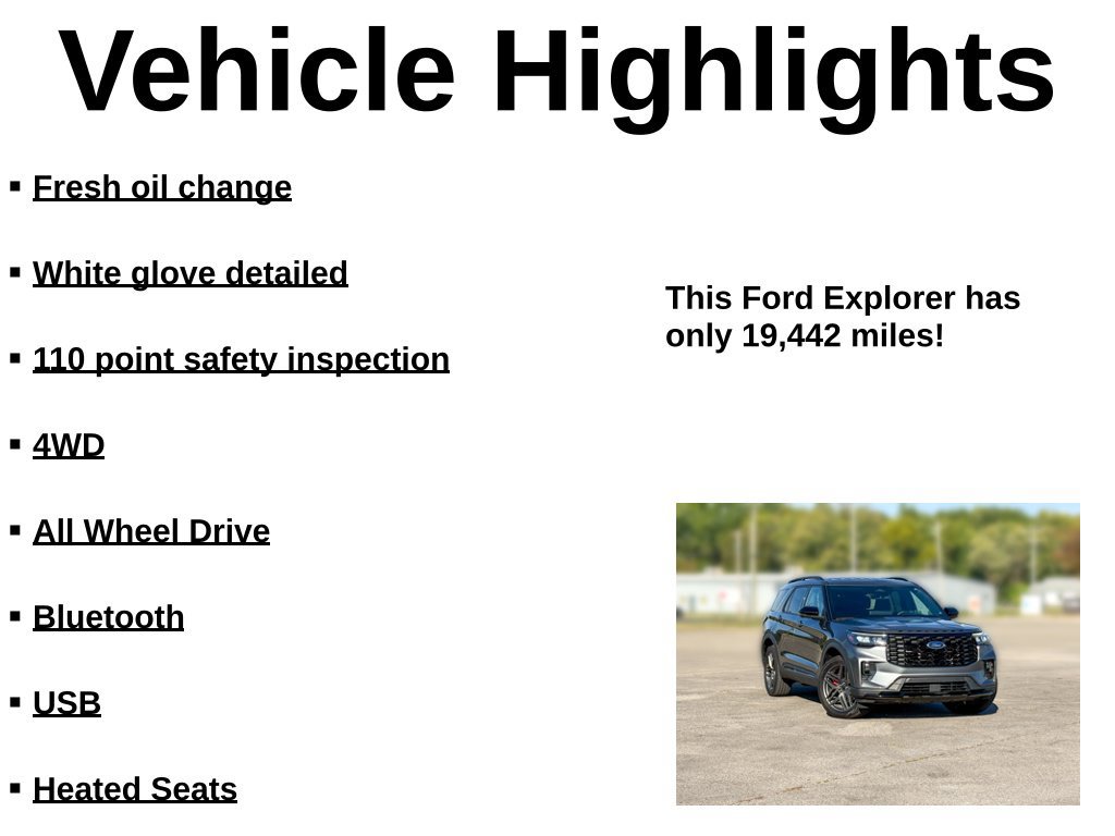 Used 2025 Ford Explorer ST-Line w/ ST-Line Street Pack AWD/4WD image 30