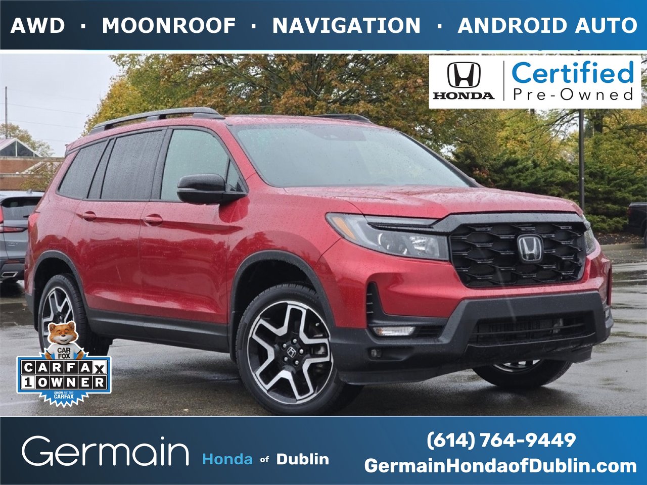 Certified 2023 Honda Passport Elite