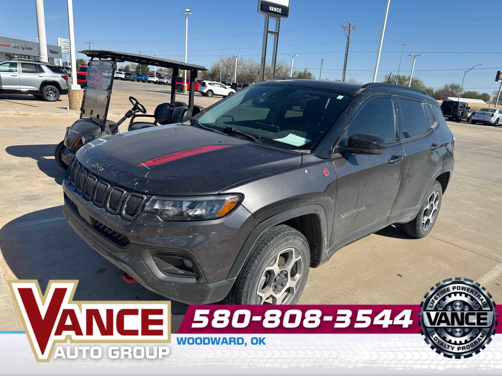 Used 2022 Jeep Compass Trailhawk w/ Sun and Sound Group image 1