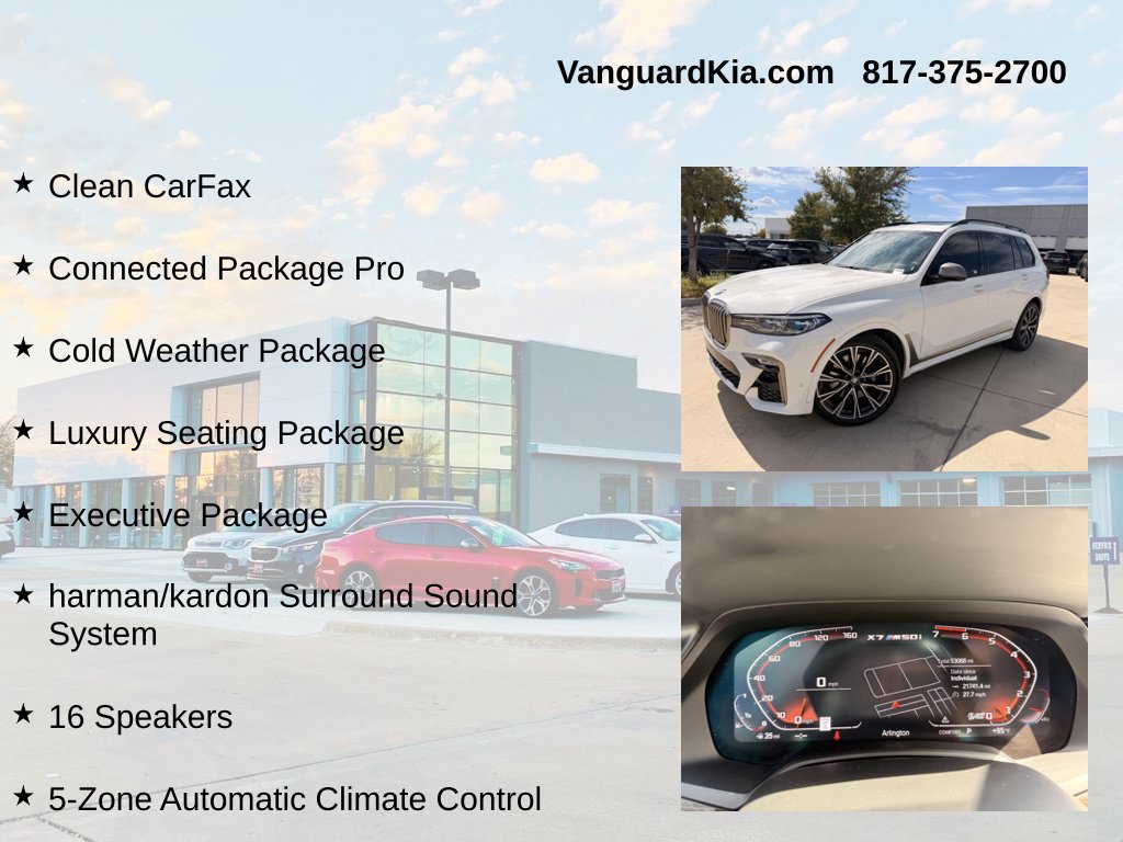 Used 2021 BMW X7 M50i w/ Executive Package AWD/4WD image 6