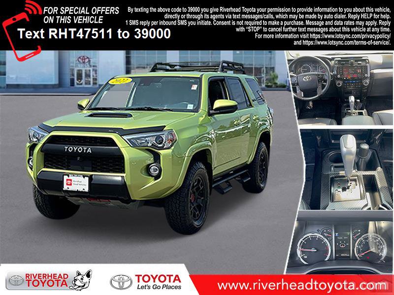 Certified 2022 Toyota 4Runner TRD Pro