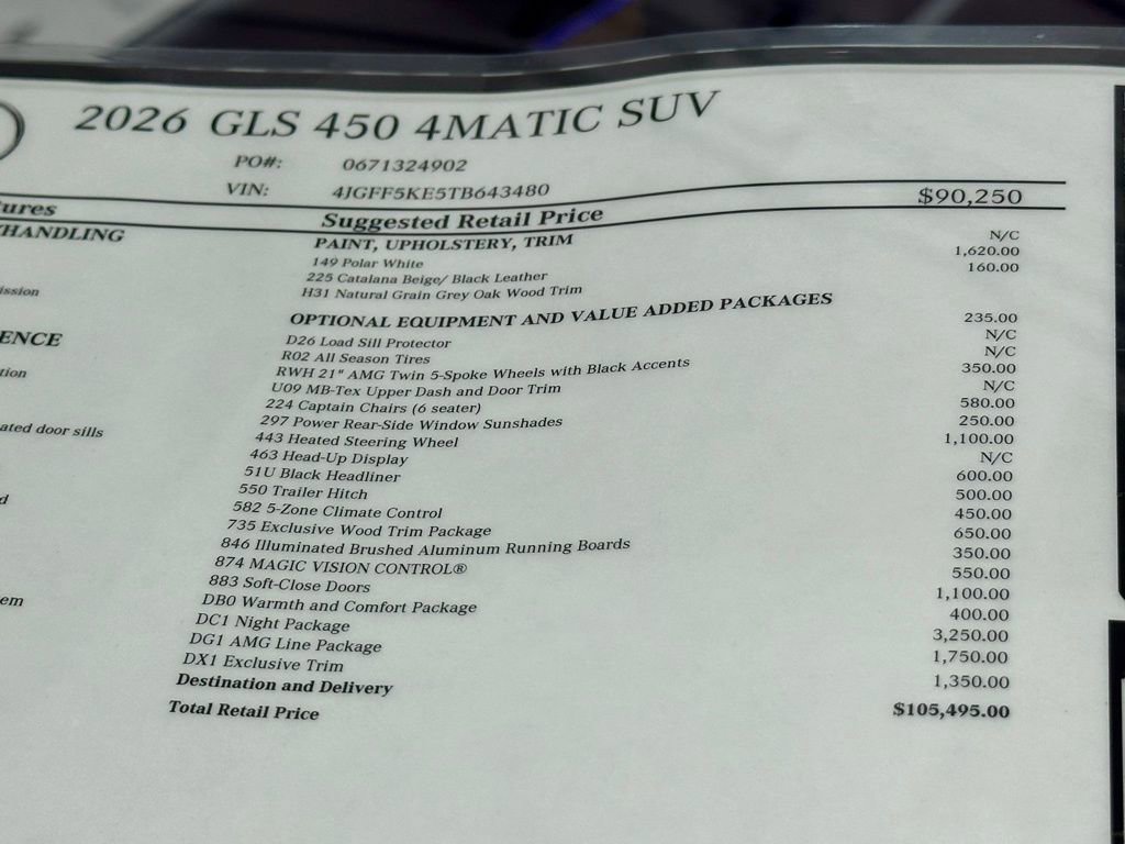 New 2026 Mercedes-Benz GLS 450 4MATIC image 20