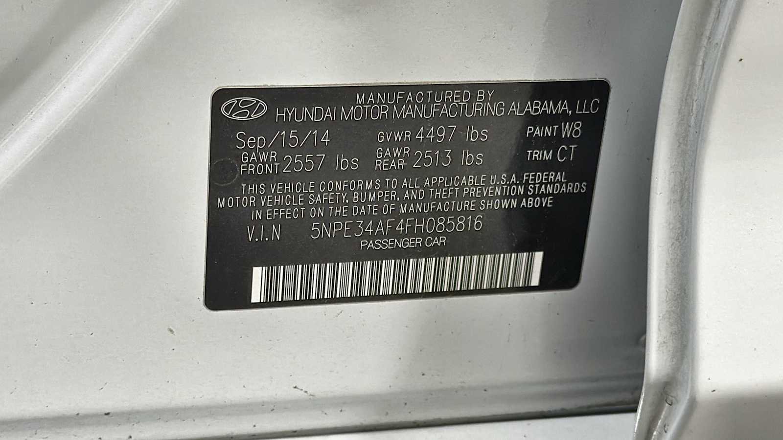 Used 2015 Hyundai Sonata Sport w/ Option Group 04 FWD image 11