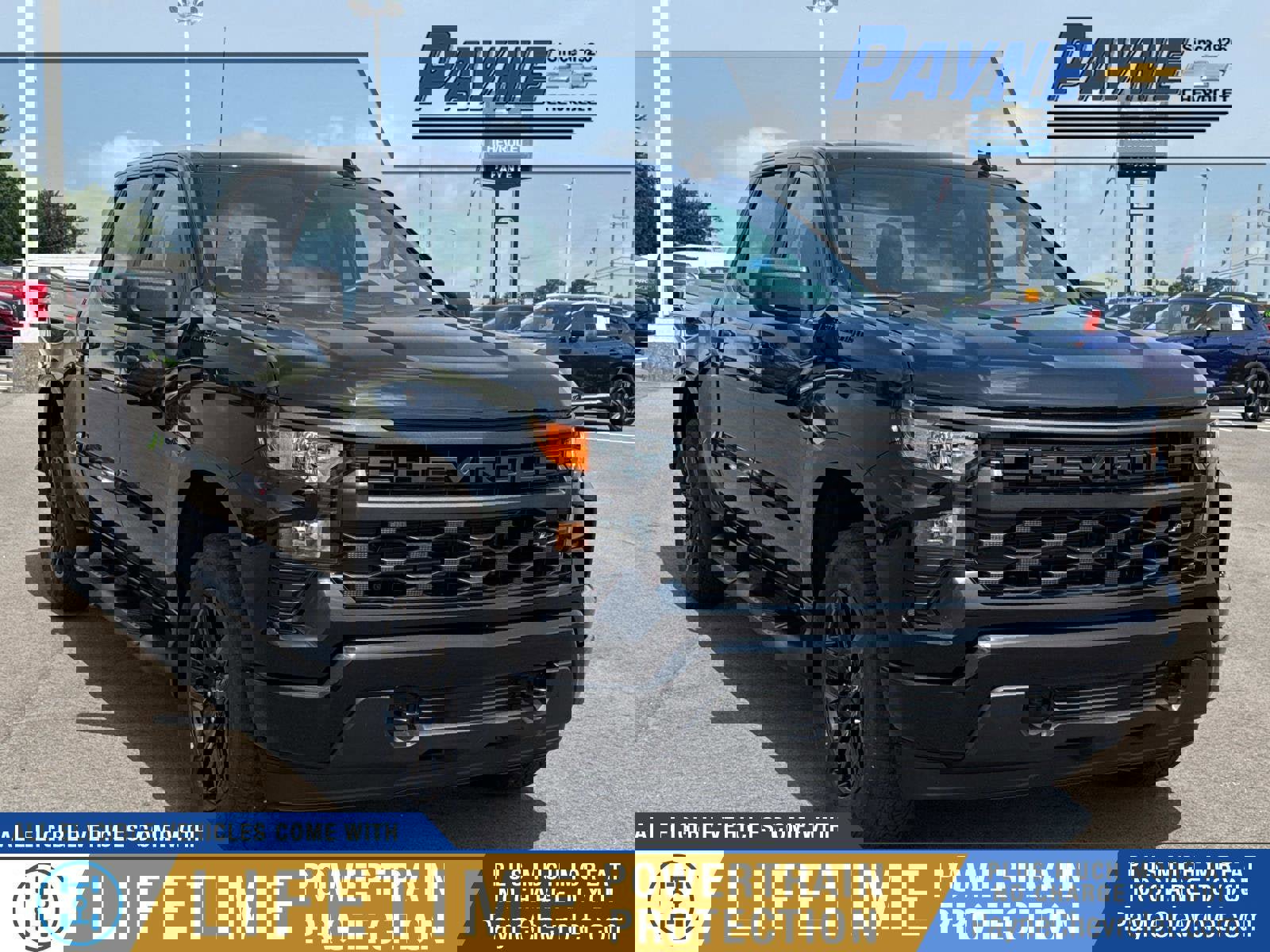 New 2025 Chevrolet Silverado 1500 Custom w/ Turbomax Blackout Package