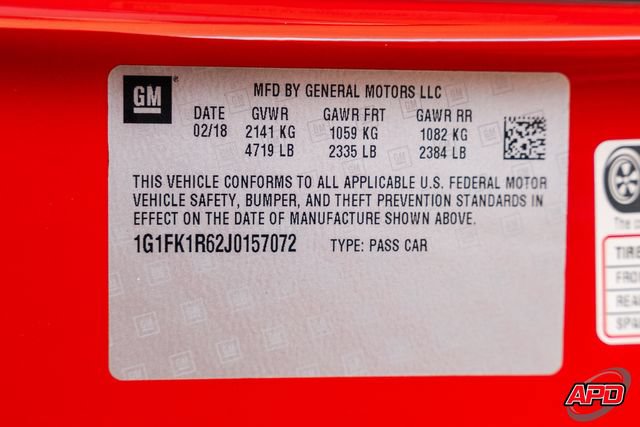 Used 2018 Chevrolet Camaro ZL1 RWD image 81
