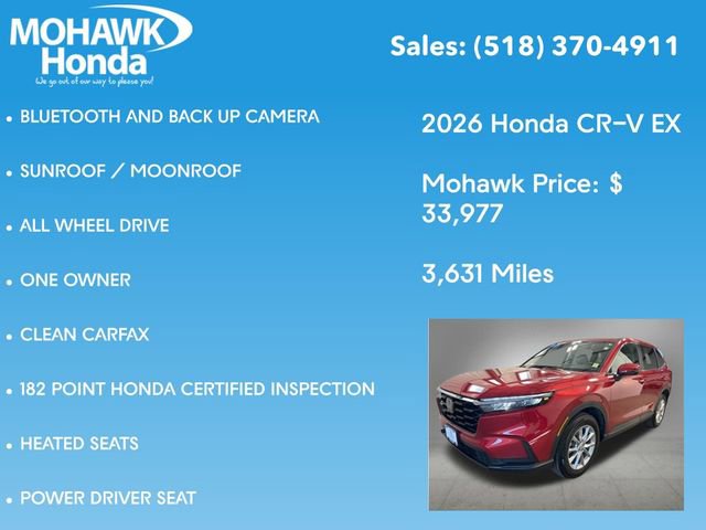 Certified 2026 Honda CR-V EX image 8