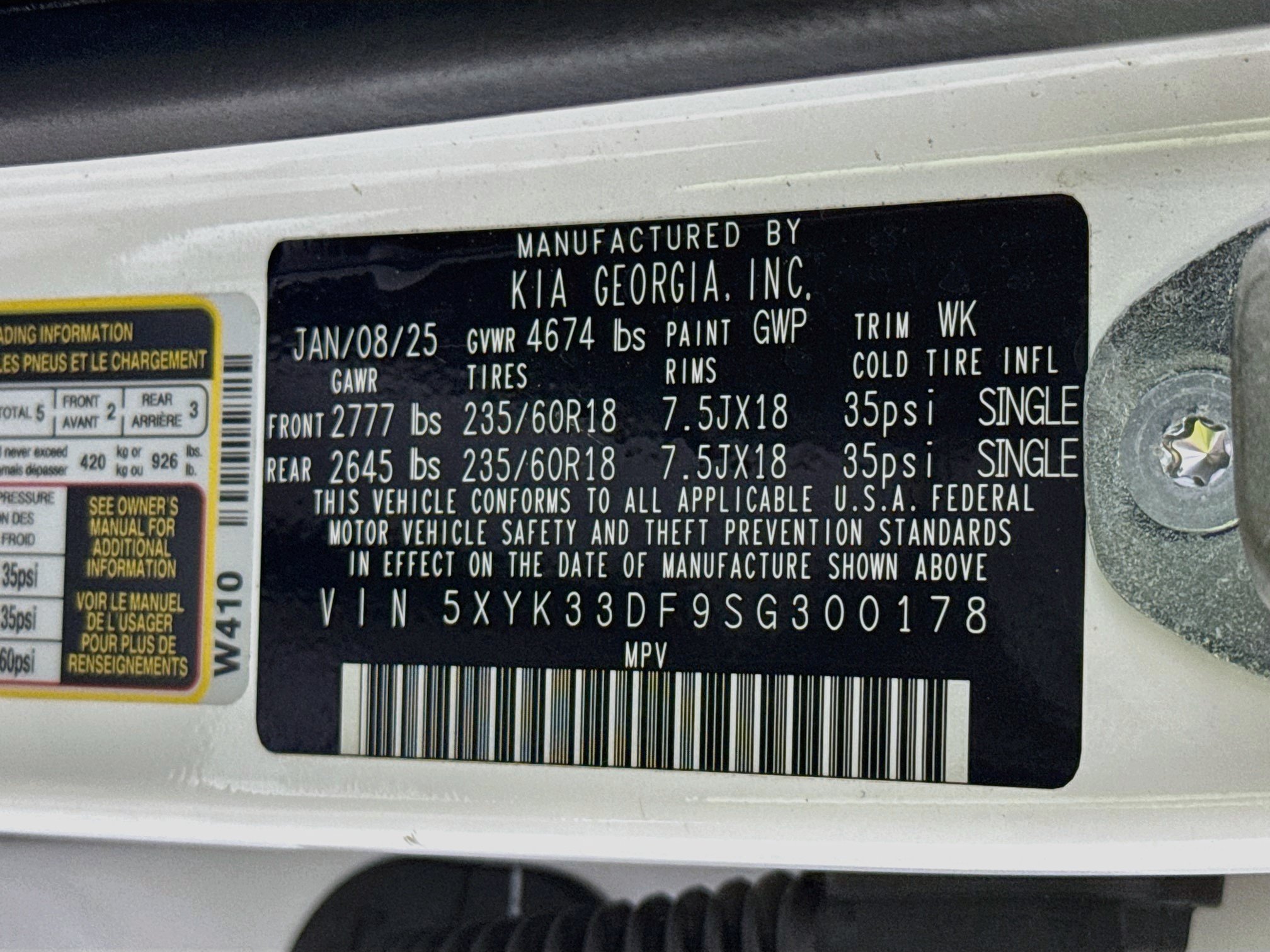 Used 2025 Kia Sportage EX FWD image 38