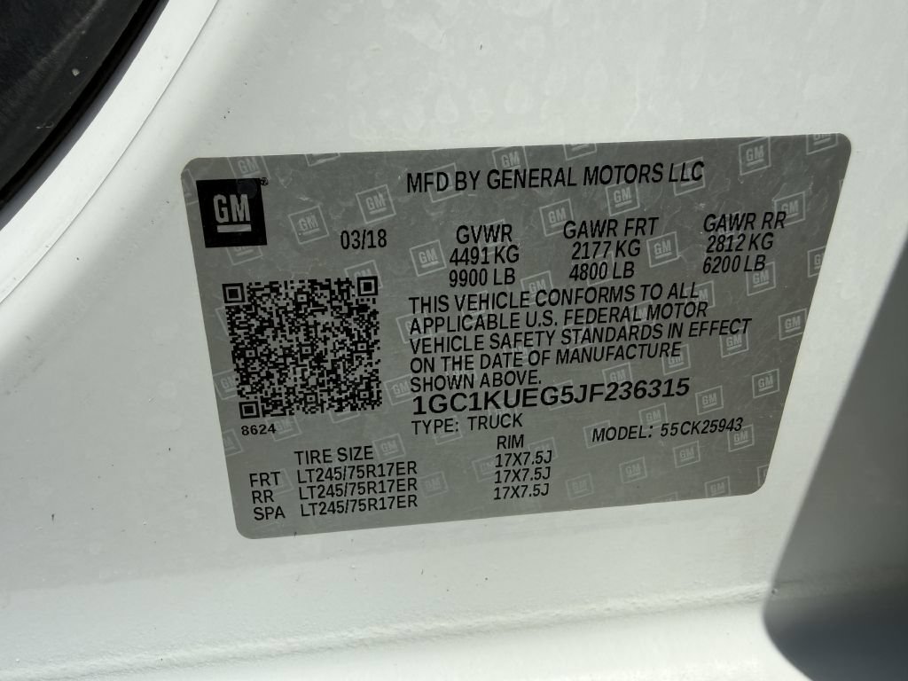 Used 2018 Chevrolet Silverado 2500 W/T AWD/4WD image 23