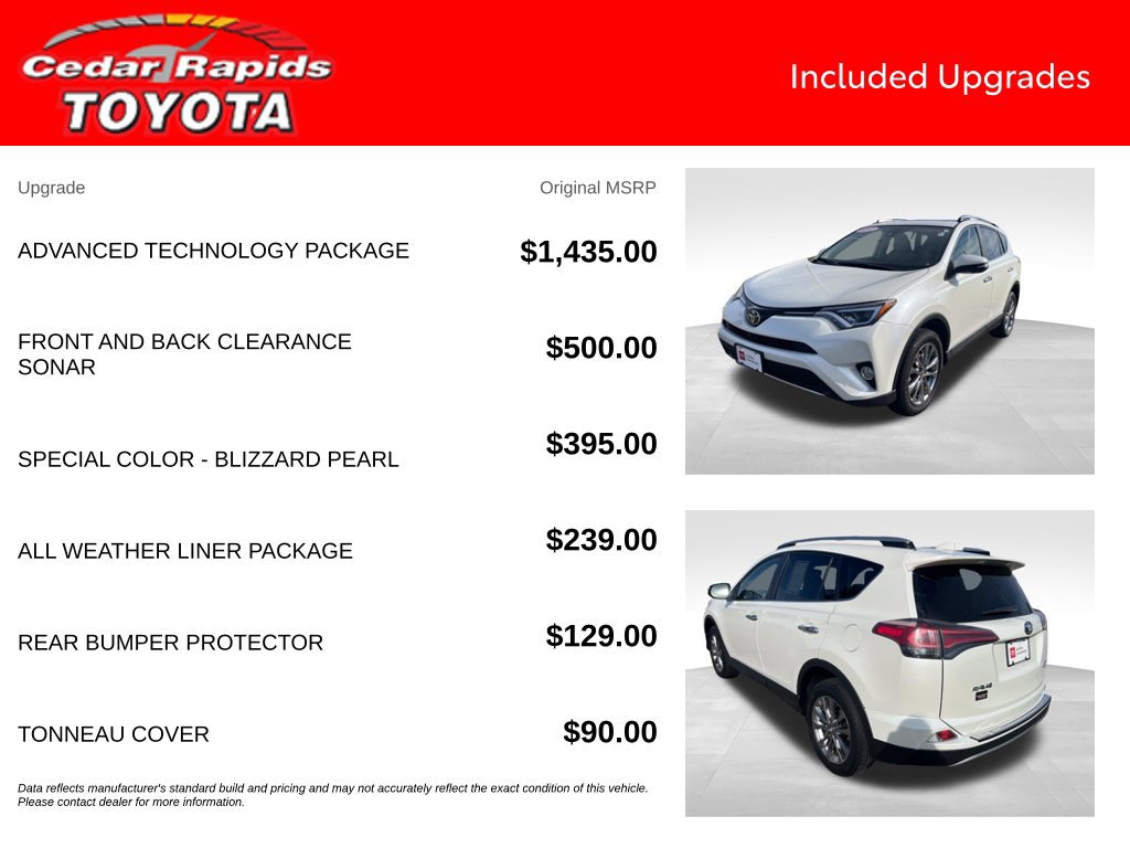 Certified 2017 Toyota RAV4 Limited w/ Advanced Technology Package AWD/4WD image 7