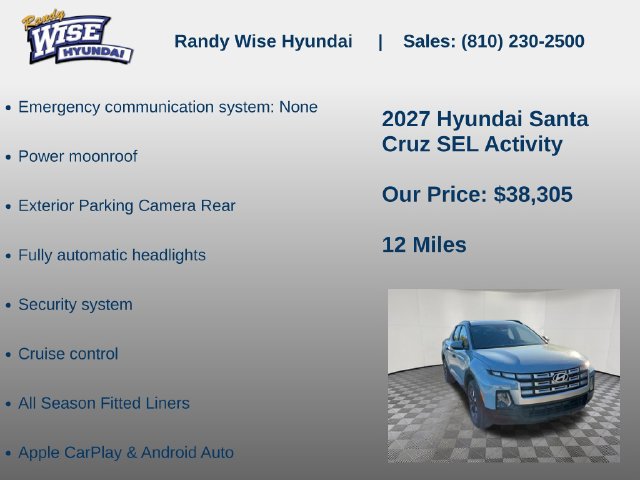 New 2027 Hyundai Santa Cruz SEL AWD/4WD image 10