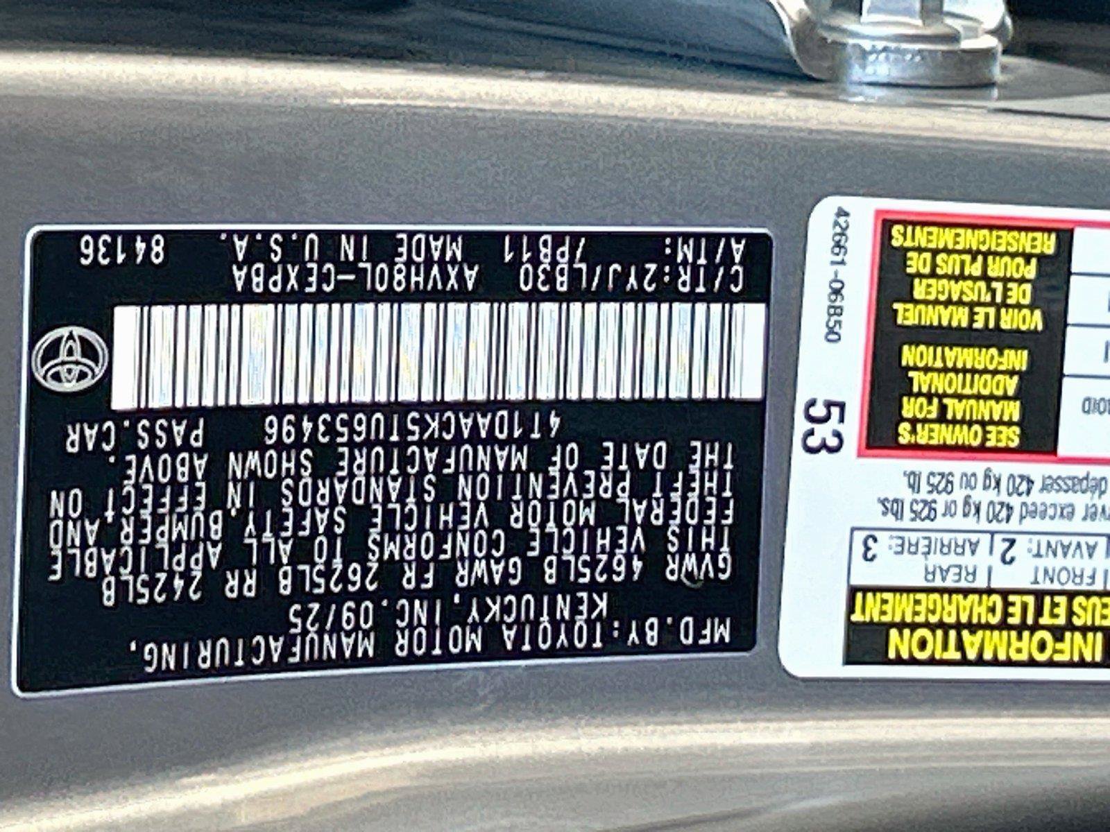 Used 2026 Toyota Camry XSE w/ Premium Plus Package FWD image 39