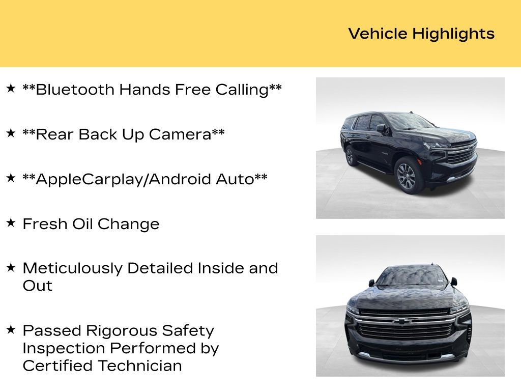 Used 2022 Chevrolet Tahoe LT w/ LT Signature Plus Package AWD/4WD image 11