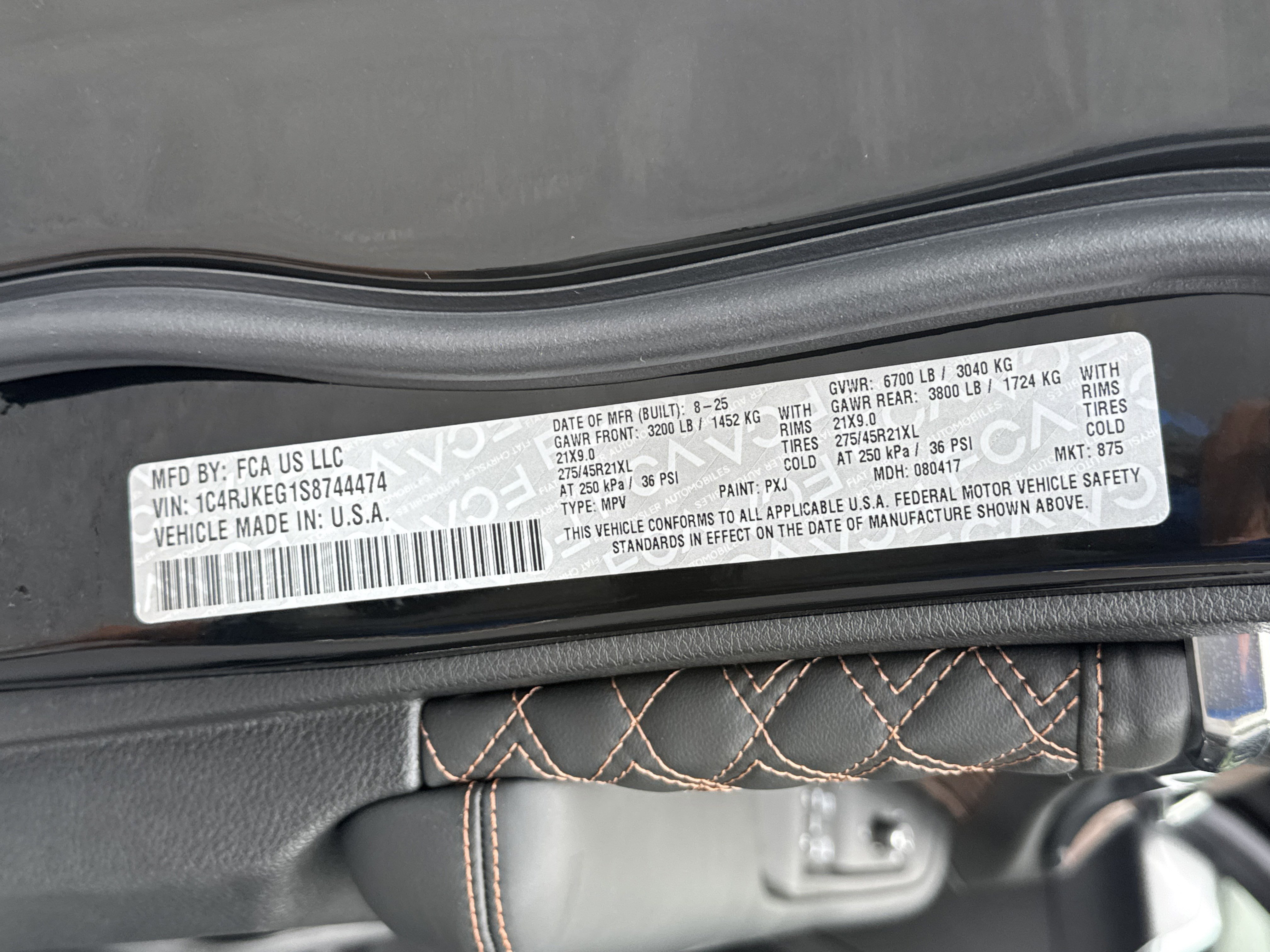 New 2025 Jeep Grand Cherokee L Summit w/ Obsidian Package image 41