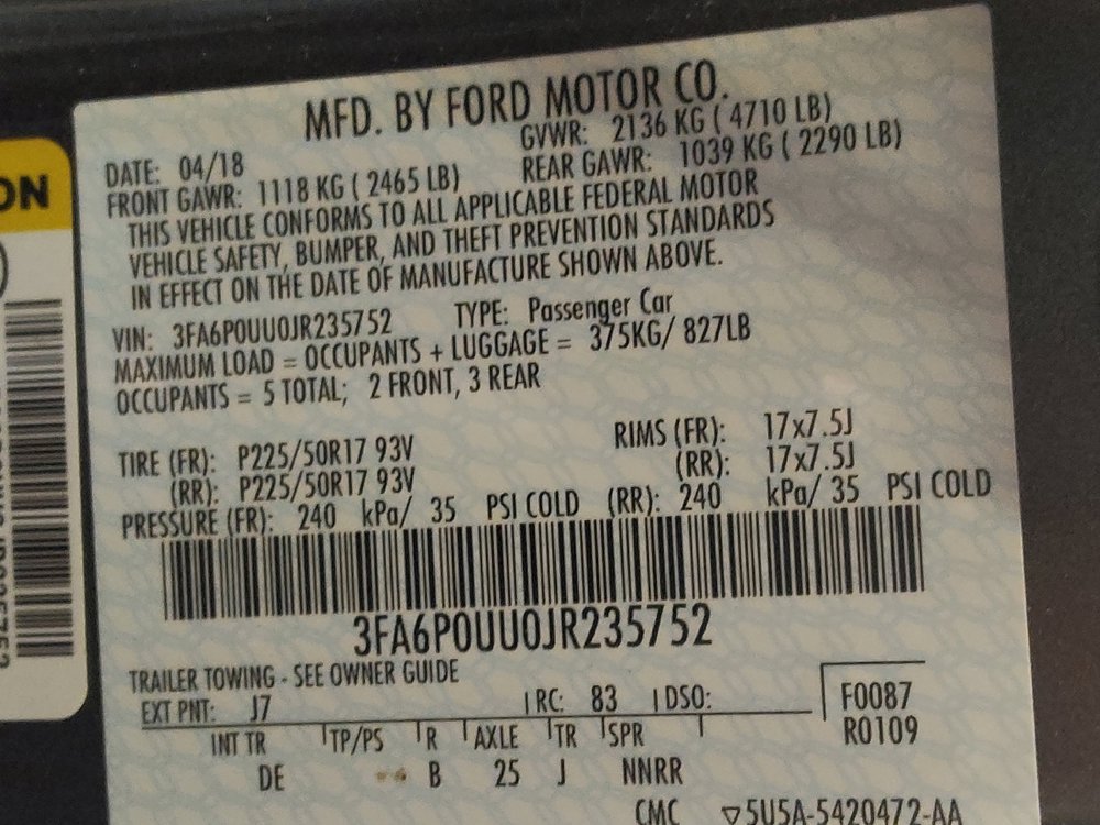 Used 2018 Ford Fusion S image 33