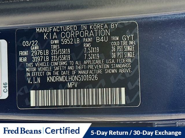 Used 2022 Kia Sorento SX Prestige w/ Panoramic Sunroof Package image 37