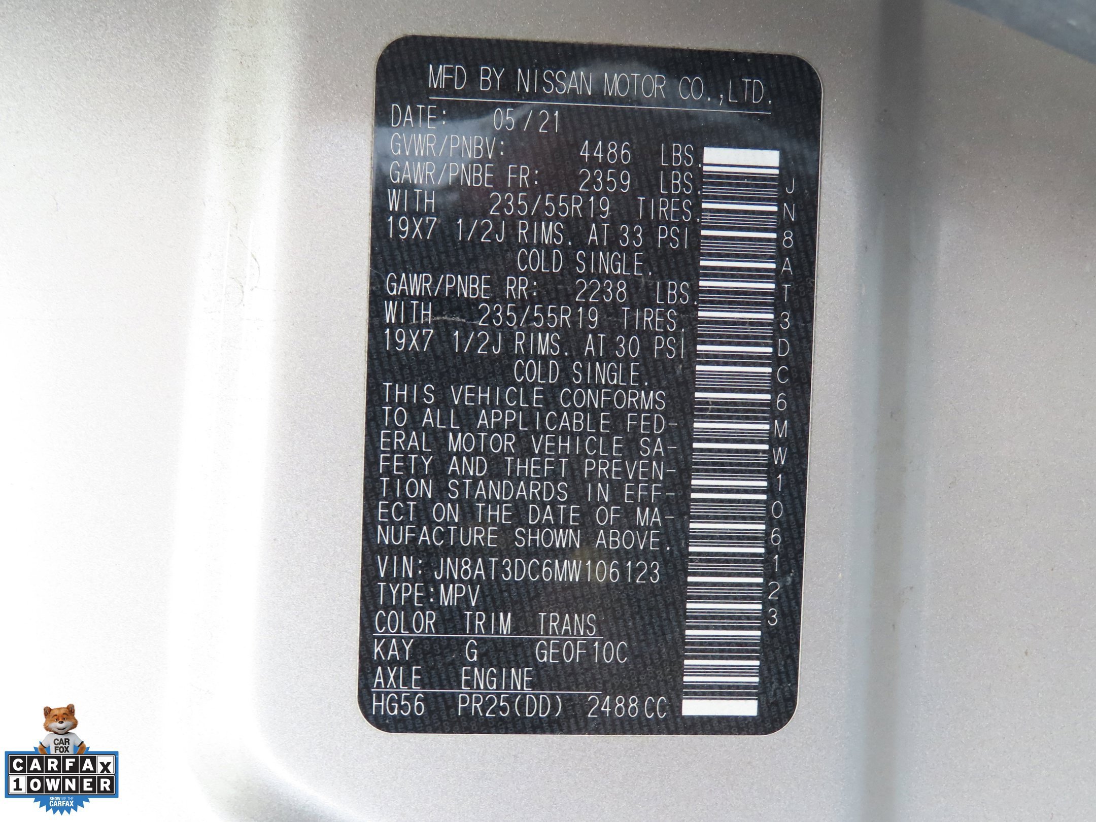 Used 2021 Nissan Rogue Platinum FWD image 28