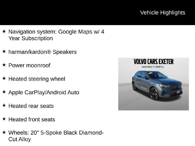 Certified 2026 Volvo EX40 Ultra AWD/4WD image 5