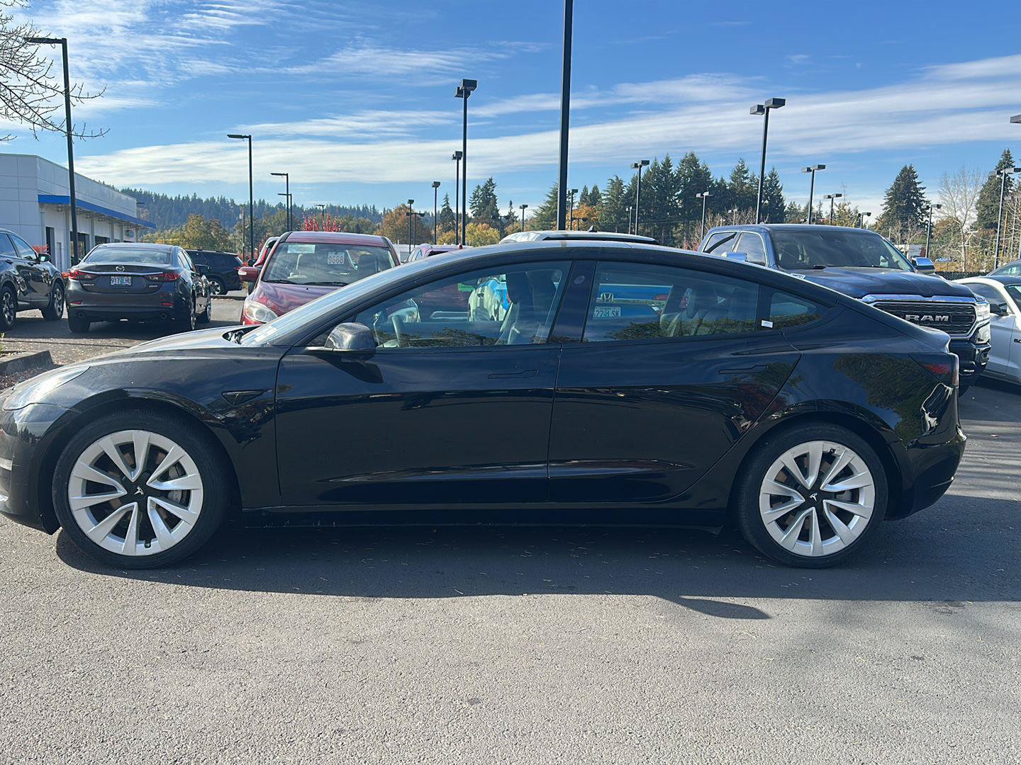 Used 2021 Tesla Model 3 Long Range AWD/4WD image 2