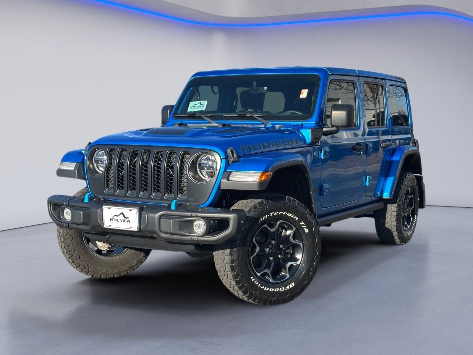 Used 2021 Jeep Wrangler Unlimited Rubicon 4xe w/ Steel Bumper Group image 2