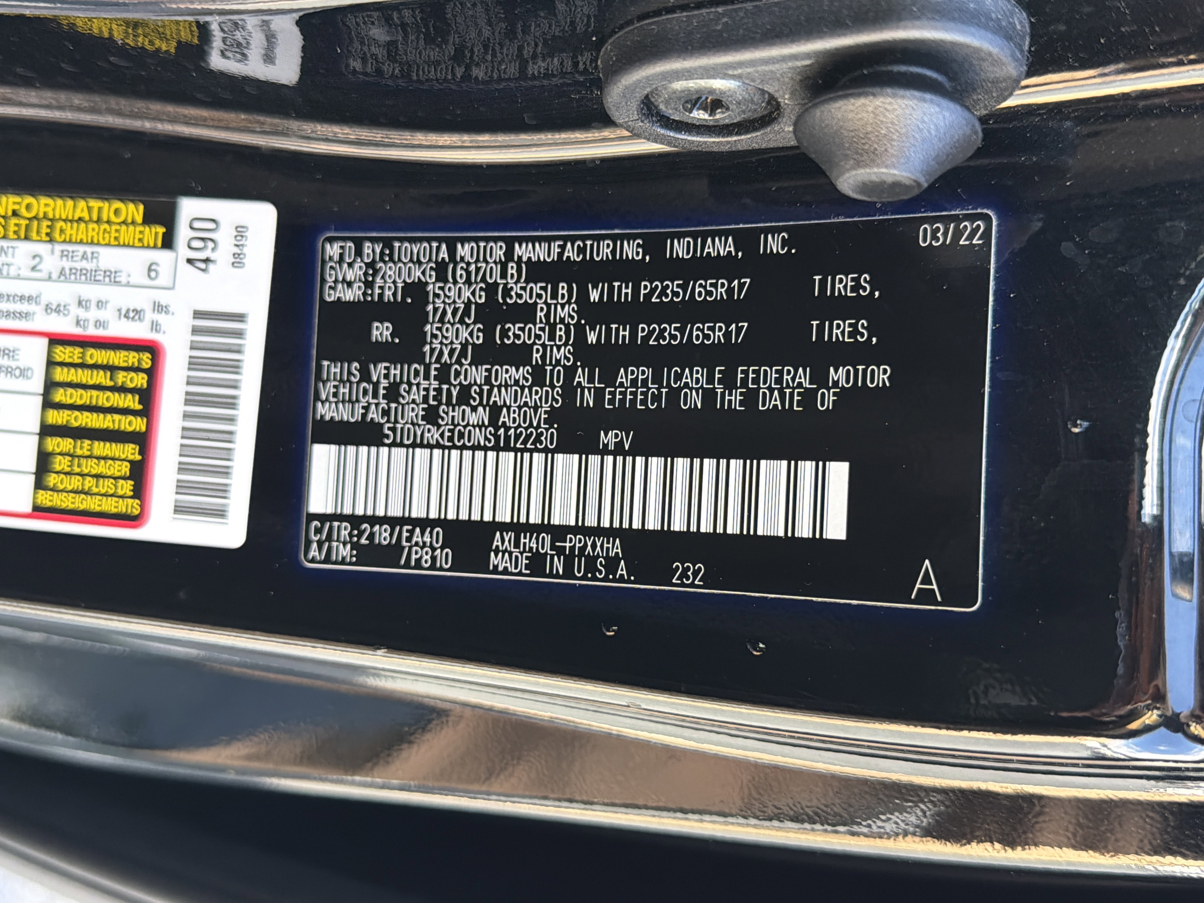 Used 2022 Toyota Sienna XLE image 31