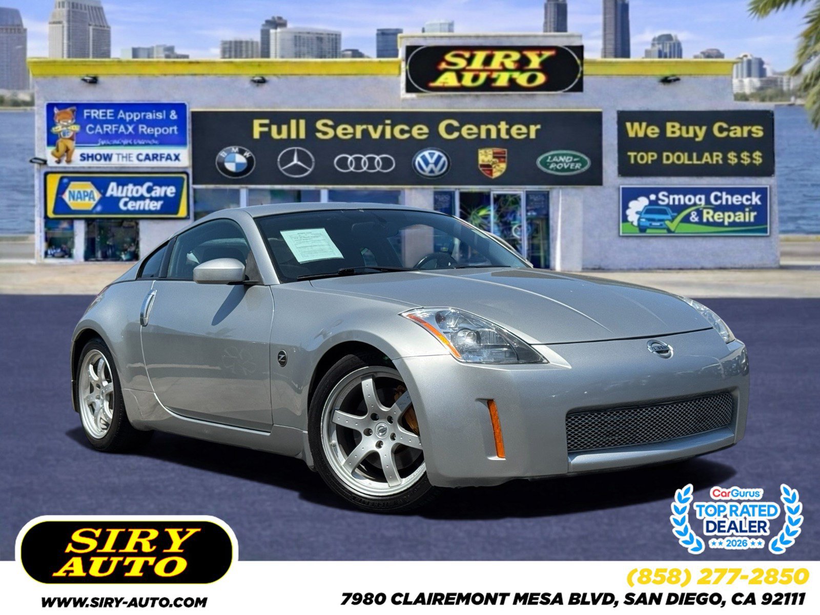 Used 2004 Nissan 350Z Track w/ Cargo Convenience Pkg
