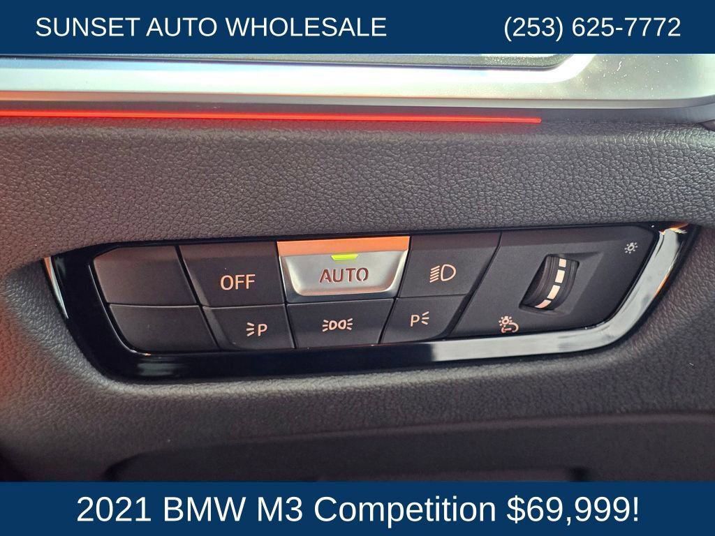 Used 2021 BMW M3 Competition RWD image 37