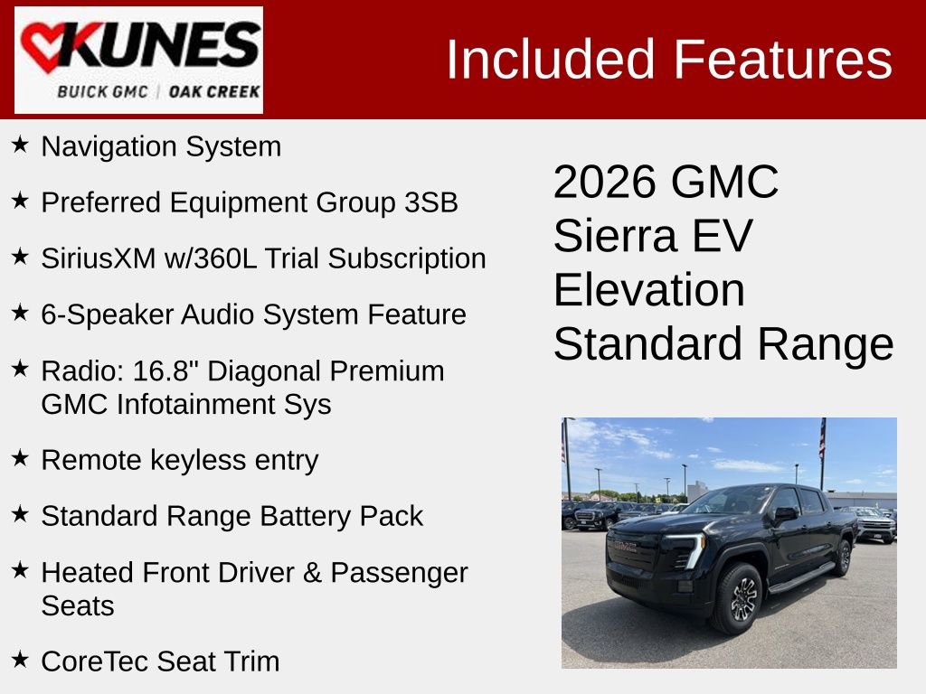 New 2026 GMC Sierra EV Elevation image 2