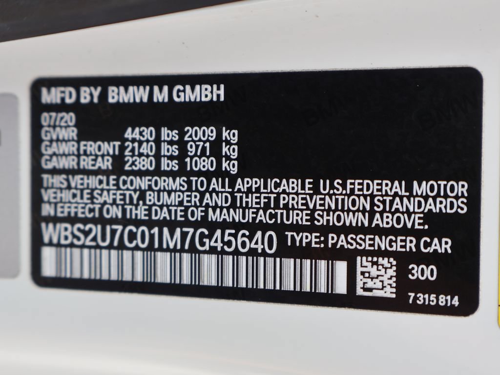 Used 2021 BMW M2 Competition w/ Executive Package RWD image 42