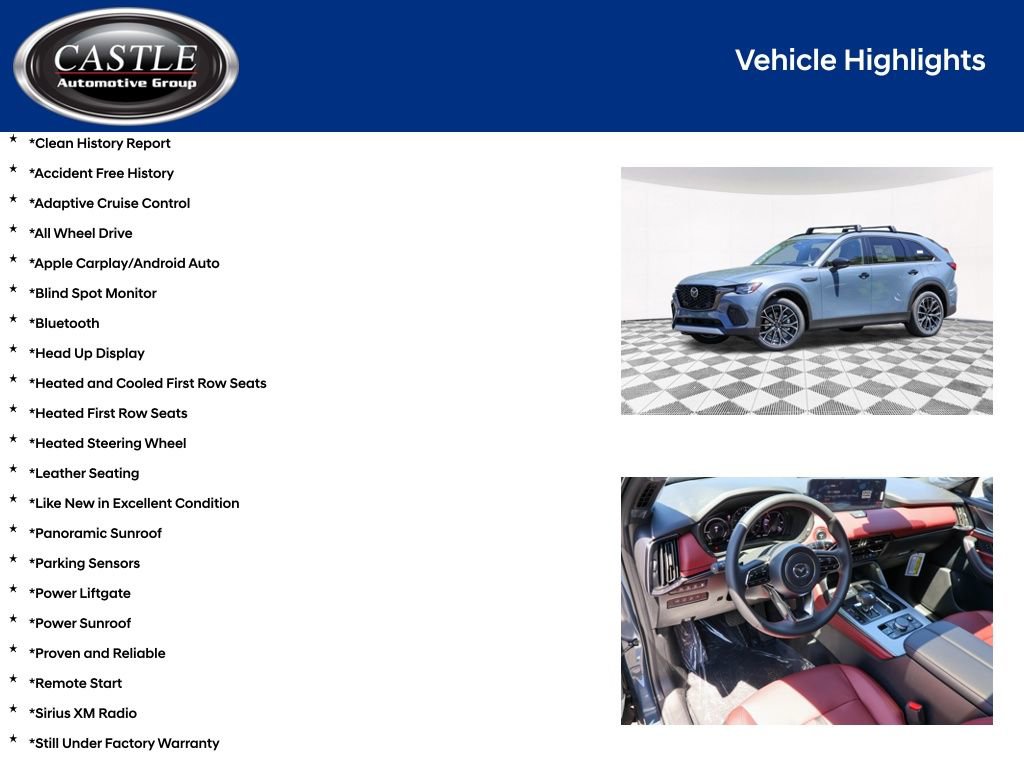 Used 2025 MAZDA CX-70 Plug-In Hybrid w/ Premium Plus image 4