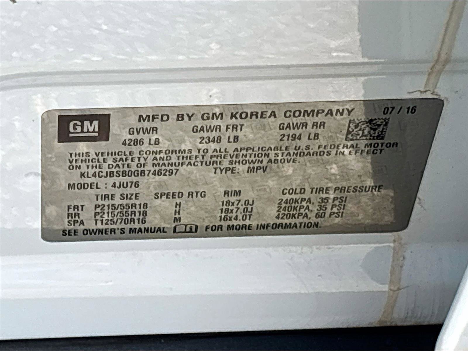 Used 2016 Buick Encore Convenience image 29