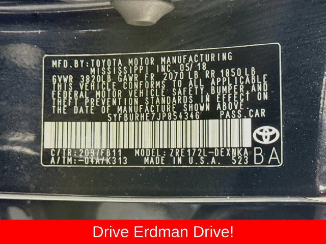 Used 2018 Toyota Corolla LE FWD image 32