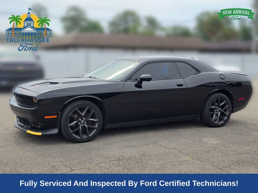 Used 2022 Dodge Challenger SXT w/ Blacktop Package RWD image 1