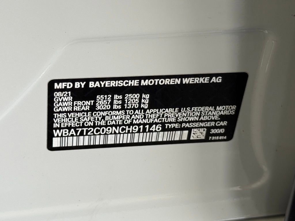 Used 2022 BMW 740i w/ M Sport Package image 37