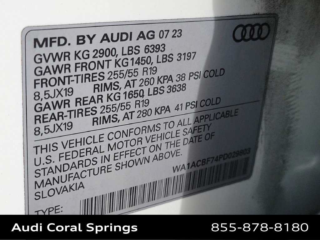 Certified 2023 Audi Q7 2.0T Premium Plus AWD/4WD image 29