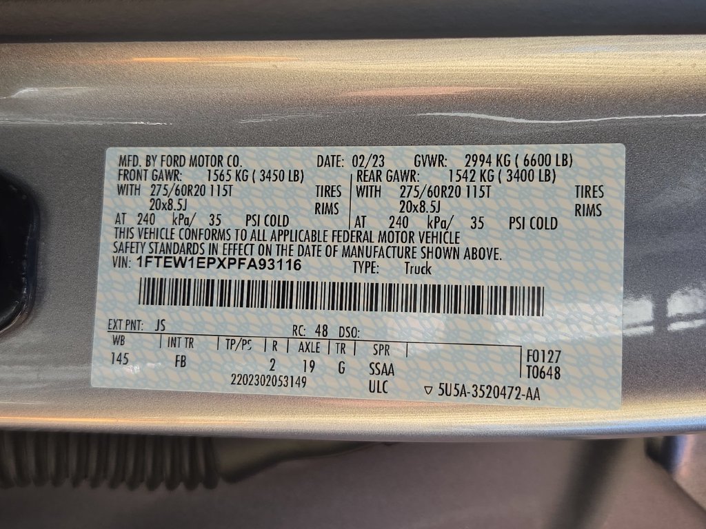 Certified 2023 Ford F150 XLT w/ Equipment Group 302A High AWD/4WD image 33