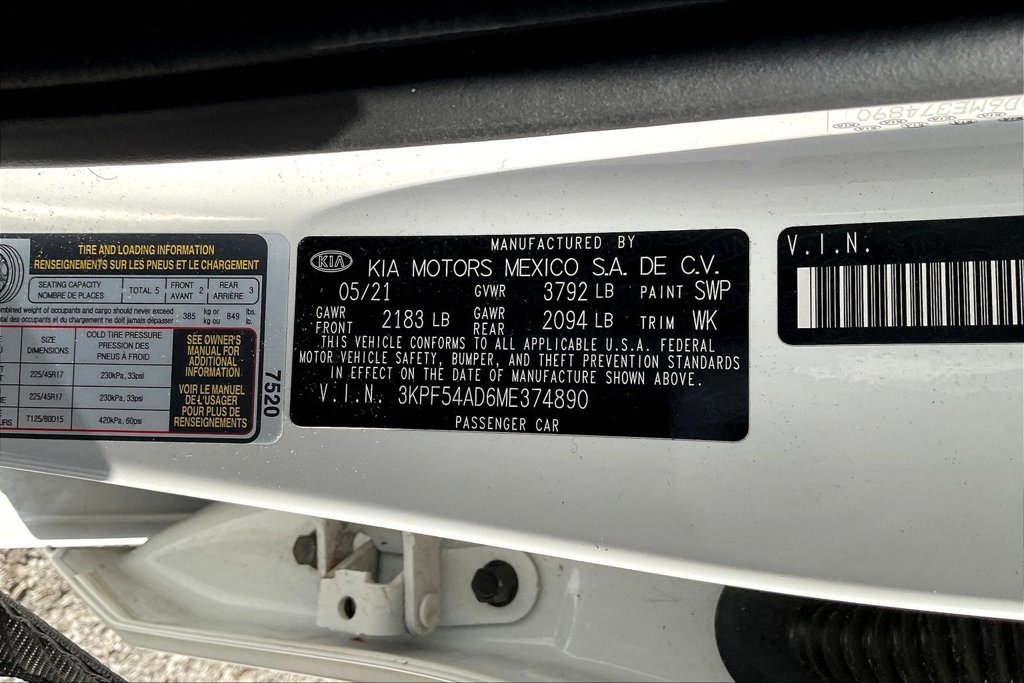 Used 2021 Kia Forte EX FWD image 19