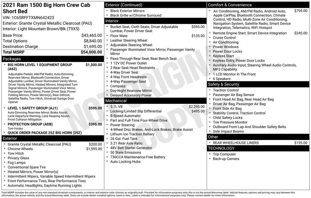 Used 2021 RAM 1500 Big Horn image 12