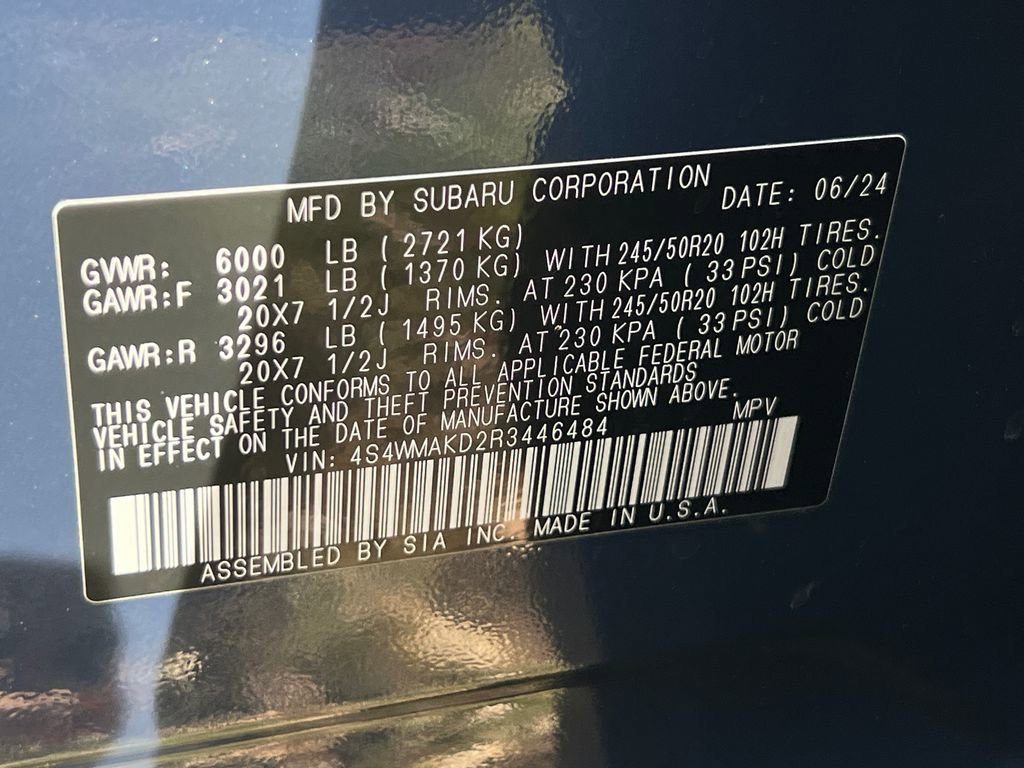 Certified 2024 Subaru Ascent Onyx Edition Limited image 32