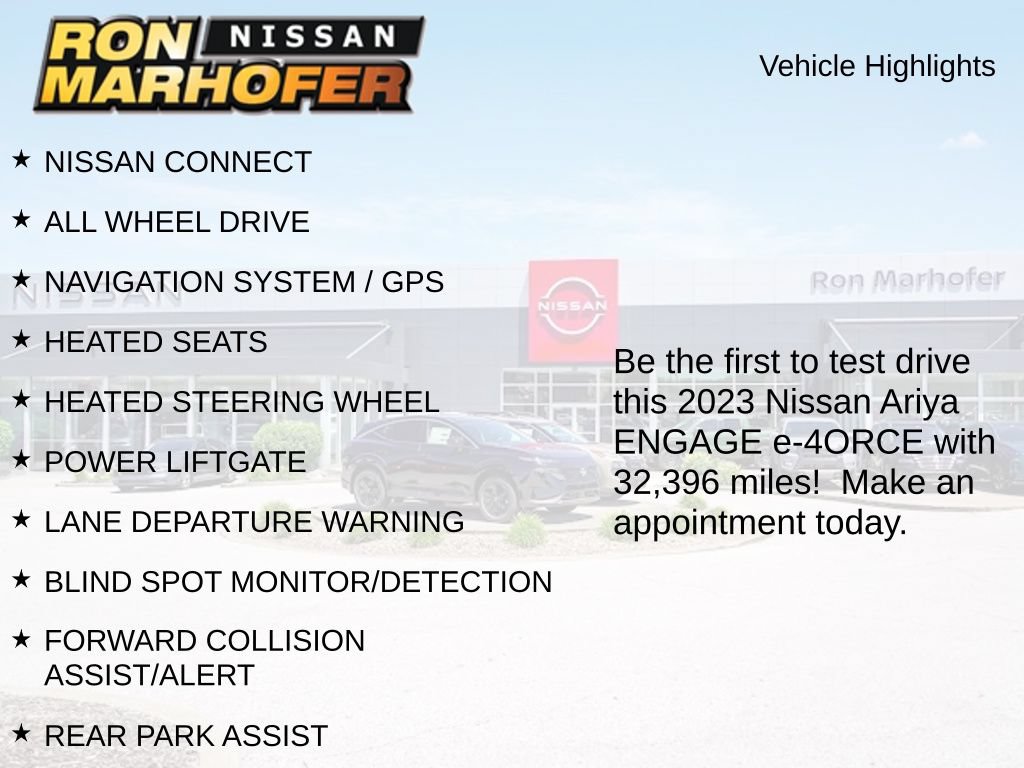 Used 2023 Nissan Ariya AWD image 2
