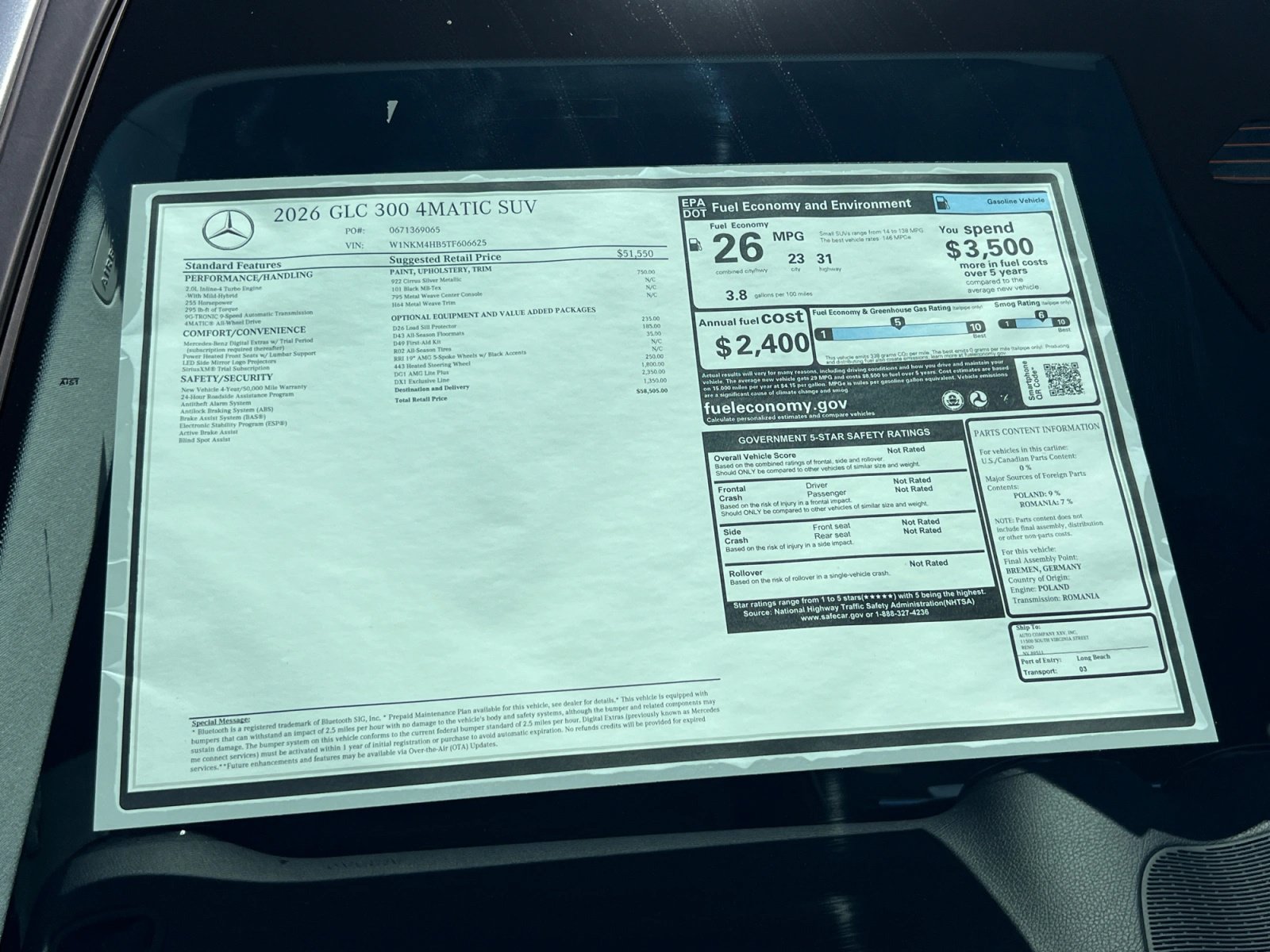 New 2026 Mercedes-Benz GLC 300 4MATIC image 19