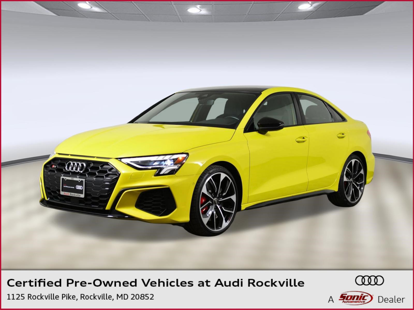 Certified 2023 Audi S3 Premium Plus w/ Premium Plus Package