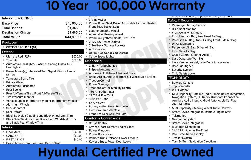 Used 2025 Hyundai Santa Fe XRT AWD/4WD image 9