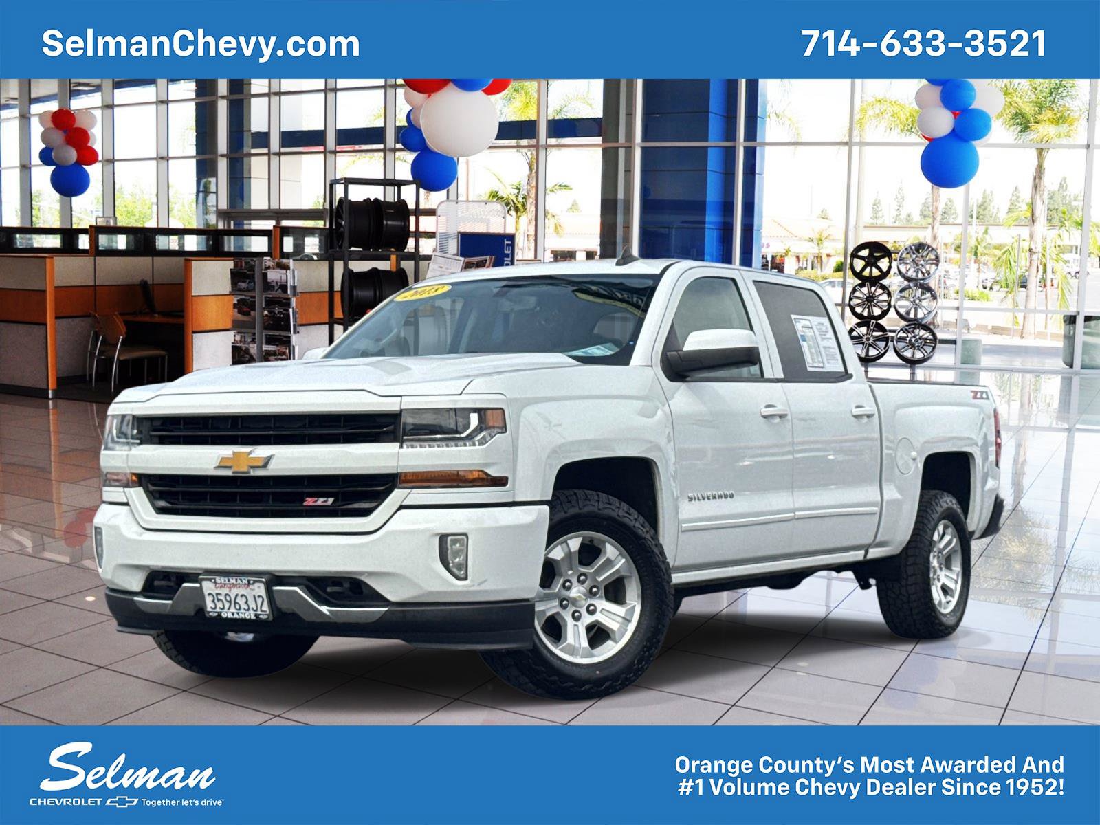 Used 2018 Chevrolet Silverado 1500 LT w/ All Star Edition AWD/4WD image 1