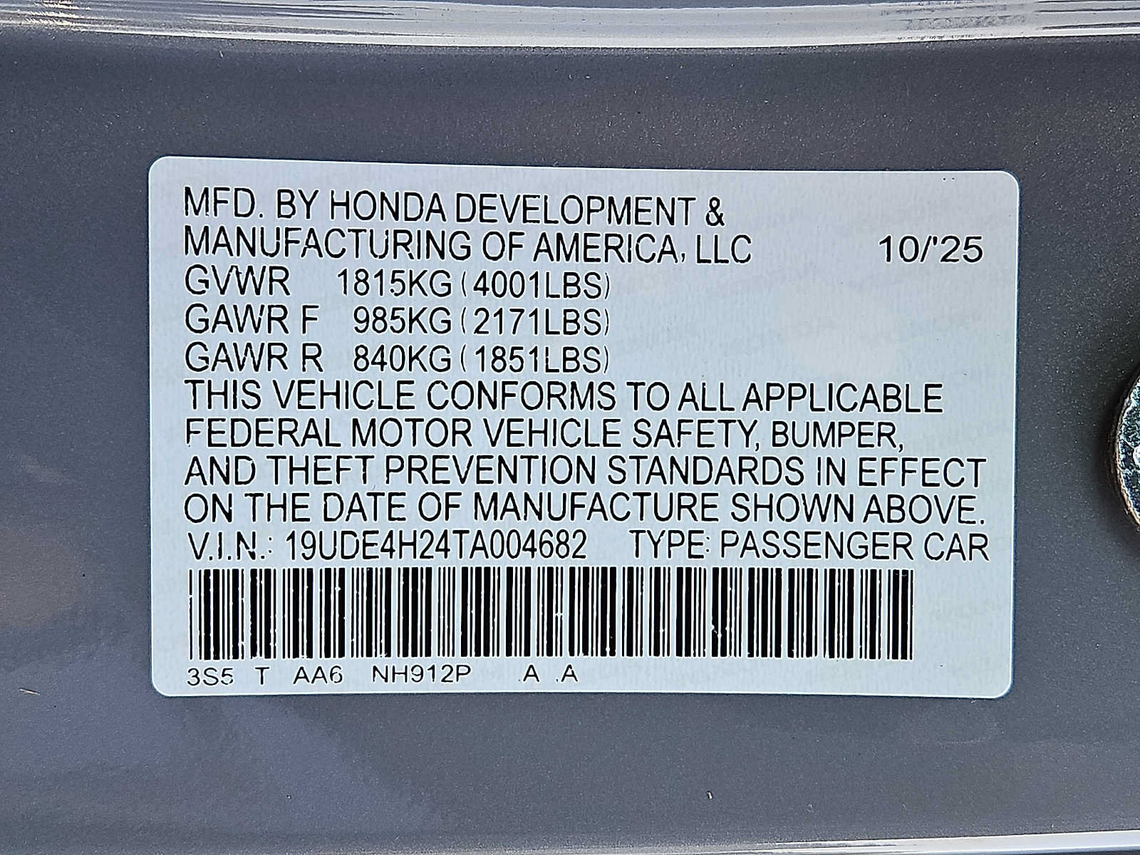 Certified 2026 Acura Integra FWD image 28