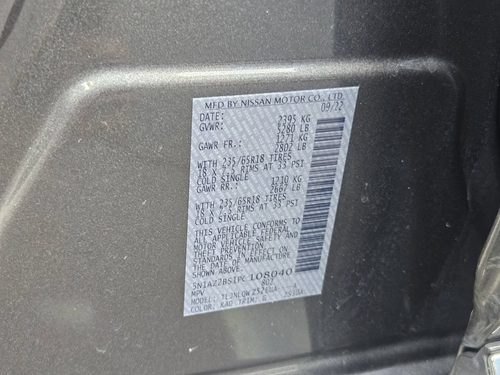 Used 2023 Nissan Murano SV AWD/4WD image 34