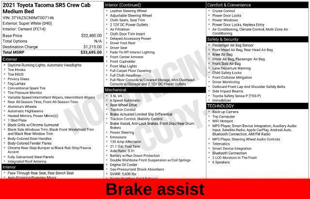 Used 2021 Toyota Tacoma SR5 RWD image 39